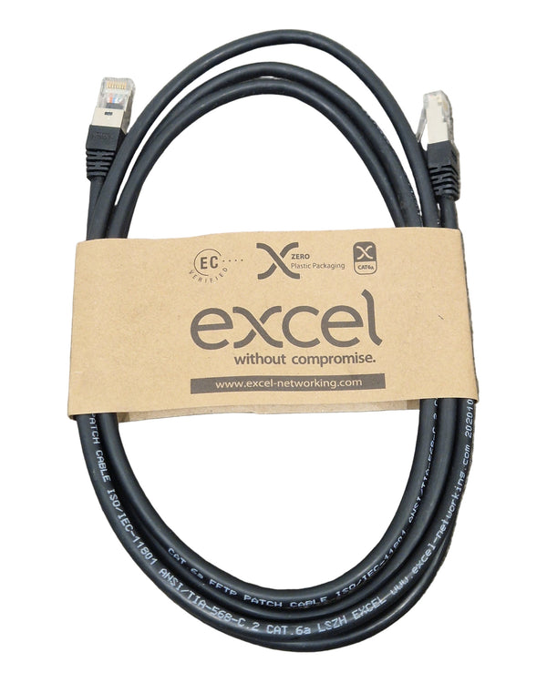 Excel CAT6A 2M Ethernet Cable - High-Speed Data Transfer - Excellent w/ Original packet