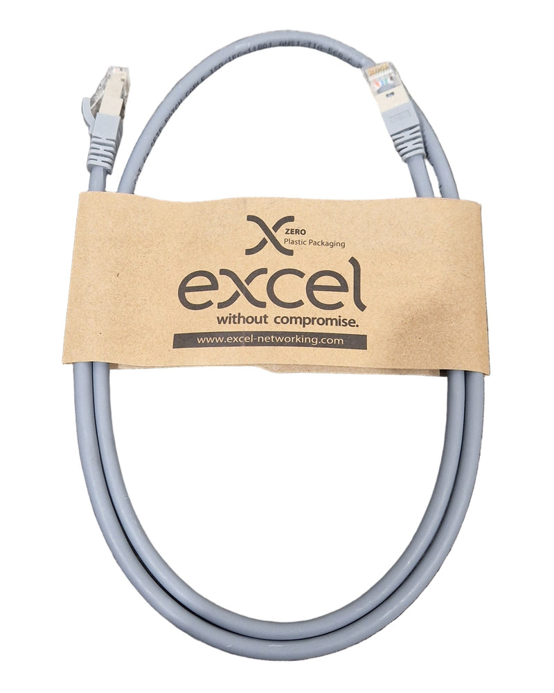 Excel CAT6A 1M Ethernet Cable Grey - High-Speed Data Transfer - Excellent w/ Original packet - image 1