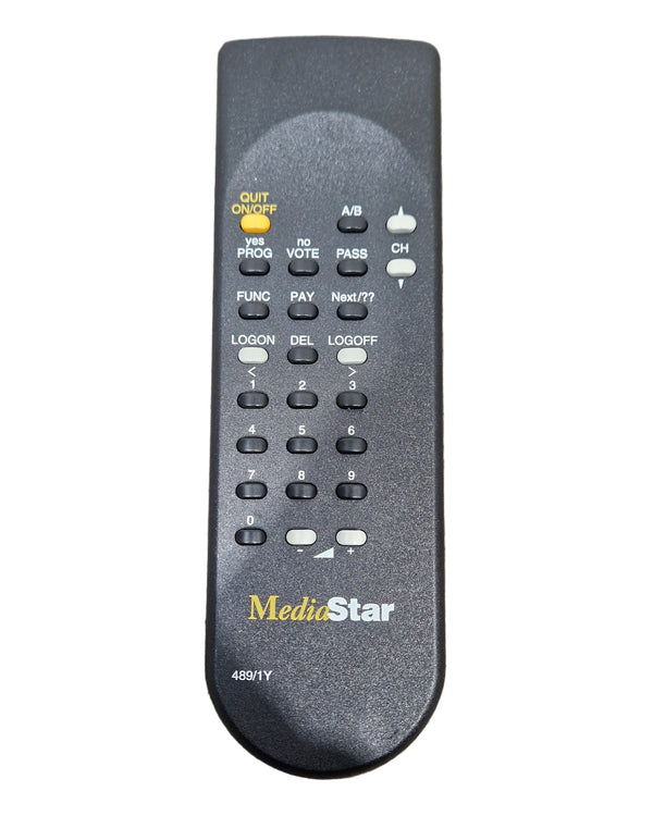 Mediastar Remote For Mediastar Receiver - Infrared Wireless Control - Excellent