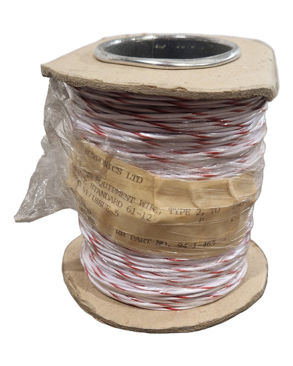 RR Electronics 7/0.2mm Equipment Wire Type 2 White And RED100 Metres - High-Quality Cabling - Excellent