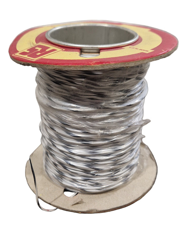 RS 7/0.2mm Equipment Wire Type 2 White And Black 100 Metres - Durable Insulation - Excellent