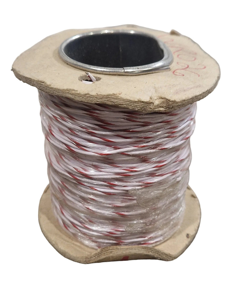 Def Spec 16/0.2mm Equipment Wire Type 2 Red And White 100 Metres - Durable Insulation - Excellent - image 1