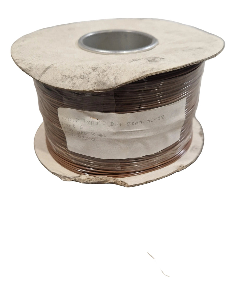 Def Spec 7/0.2mm Equipment Wire Type 2 Brown 500 Metres - Industrial Grade - Excellent - image 1