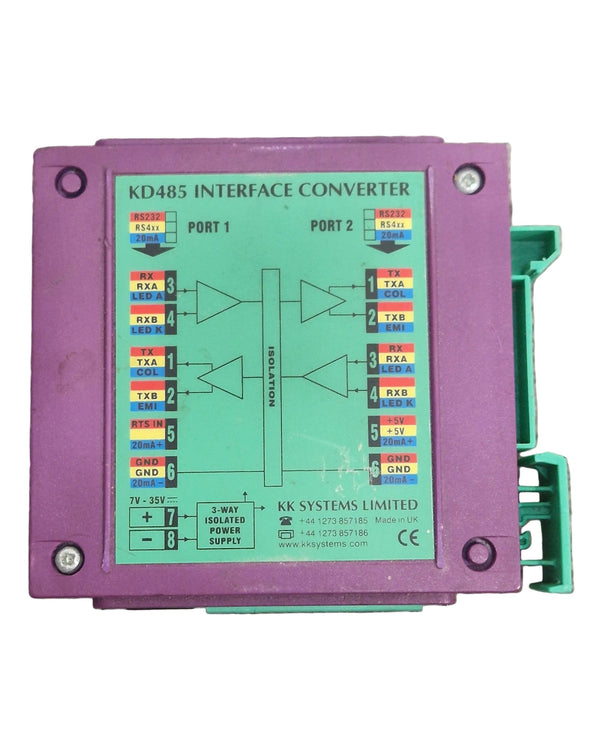 KK Systems KD485 Interface Coverter Modbus Universal - Protocol Converter - Excellent