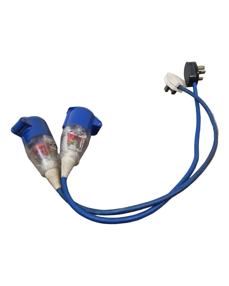 CAI UK-13A TO-16A Fly Lead Converter Pair 3FT - Electrical Adapter - Very Good - image 1