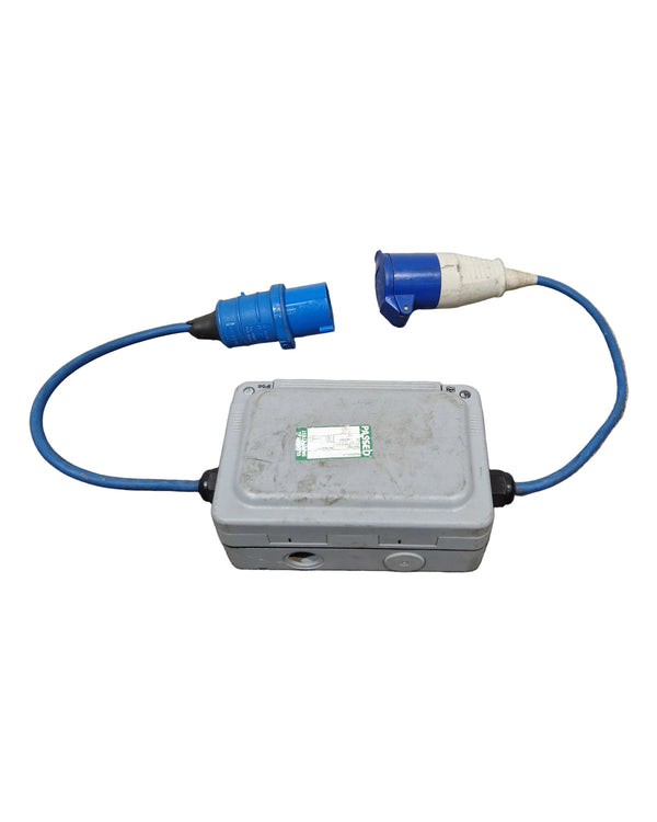 Double 16A Cable TO-13 A Two Gang Socket - Durable Design - Good