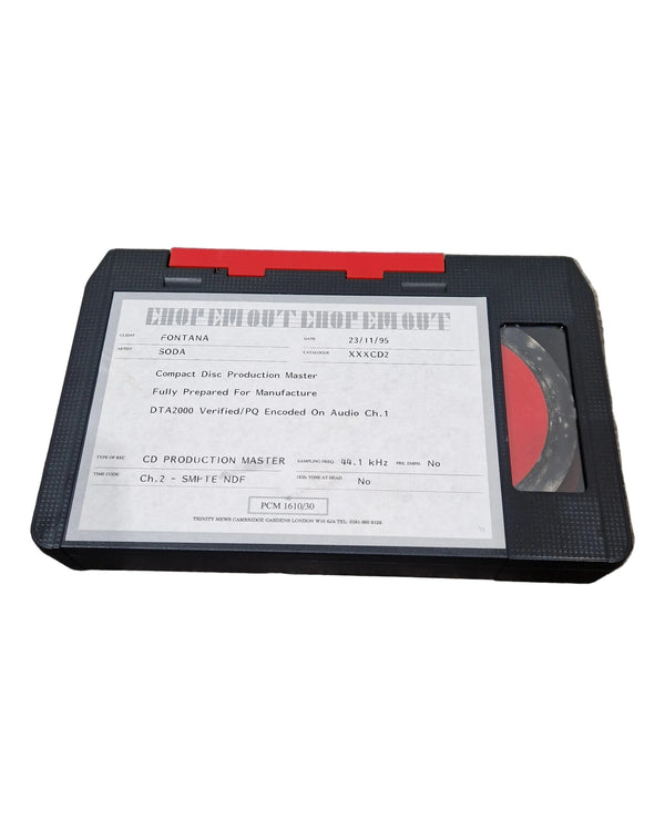 Soda - Britpop Band Collectible CD Production Master Tape - Excellent w/ Manufacturer-Ready Label