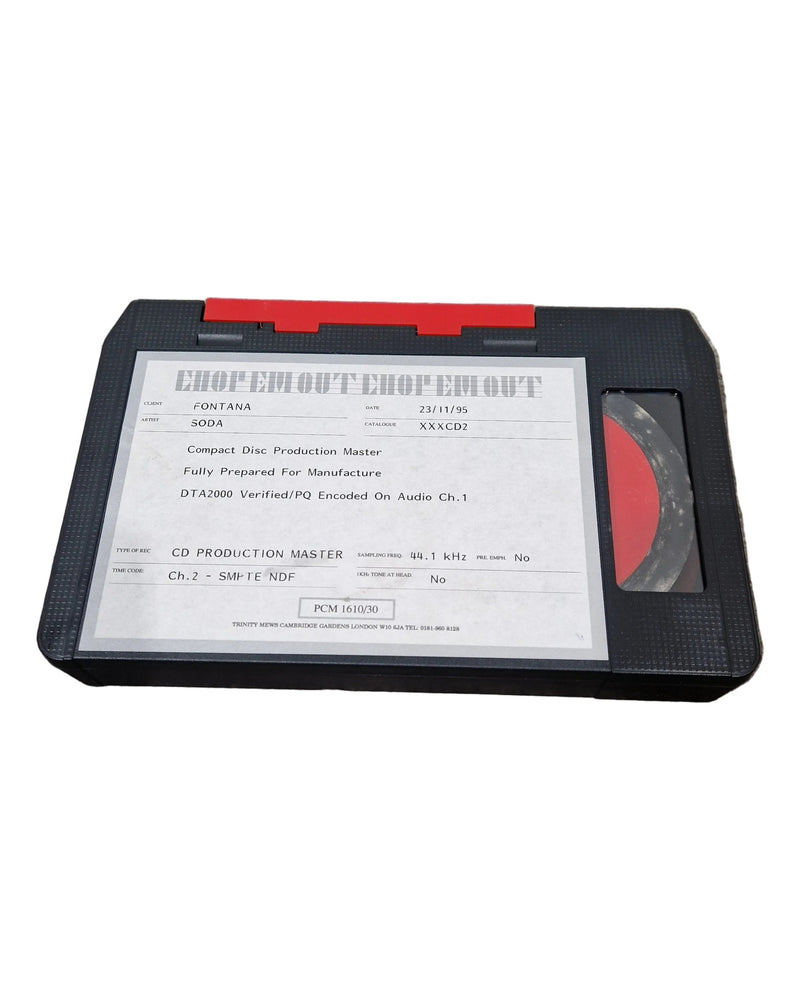 Soda - Britpop Band Collectible CD Production Master Tape - Excellent w/ Manufacturer-Ready Label - image 1