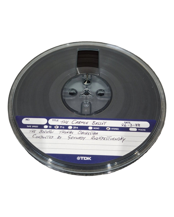 Soda - Britpop Band Collectible Broadcast Cue Master Tape - Very Good w/ Handwritten Program Notes
