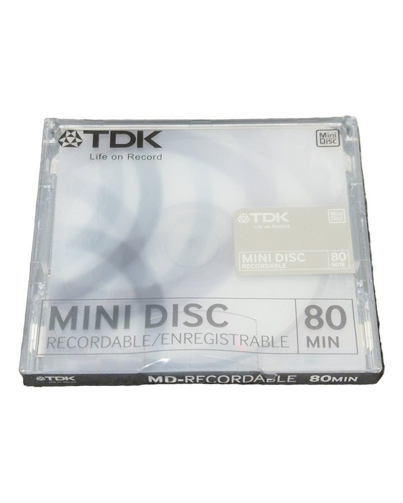 TDK Md-Recordable MINI-DISC Grey - High-Precision Recording - Excellent w/ Original Box - image 1