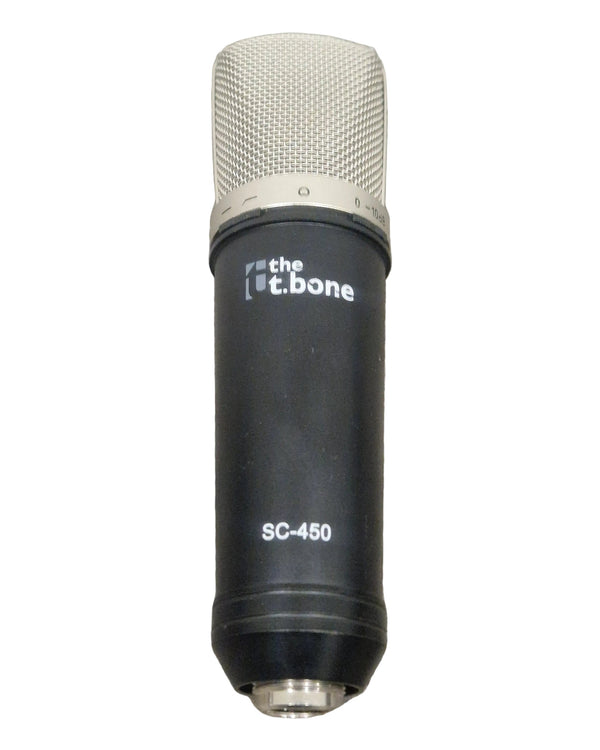 T.bone SC-450 Black Microphone - Large-Diaphragm Condenser - Very Good w/ Original Box & Hard Case & Mic Cable