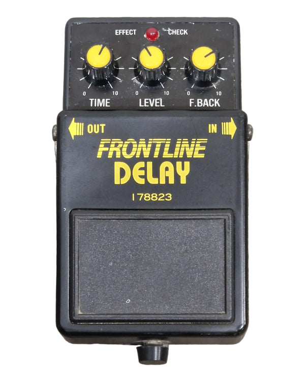 Frontline Delay 178823 - Guitar Effects Pedal - Delay - Black - Excellent