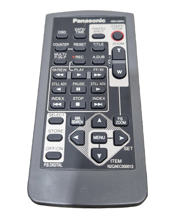 Genuine Panasonic N2QAEC000013 Video Camera Remote Control - Remote Control - Like New w/ Strap