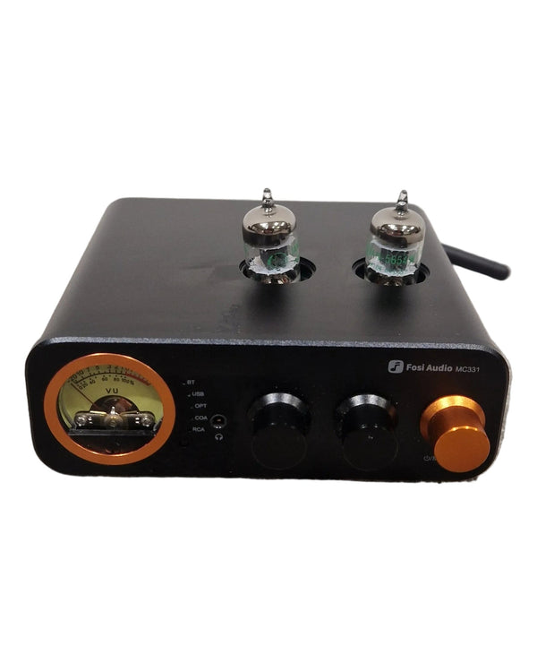 Fosi Audio MC331 - Tube Preamplifier - Black/Orange - Like New w/ Original Box, Manuals & Power Supply