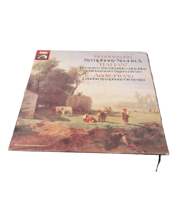 Mendelssohn - Symphony No. 4 "Italian", Overtures The Hebrides, Ruy Blas & A Midsummer Night's Dream Vinyl - Vinyl Record - Good