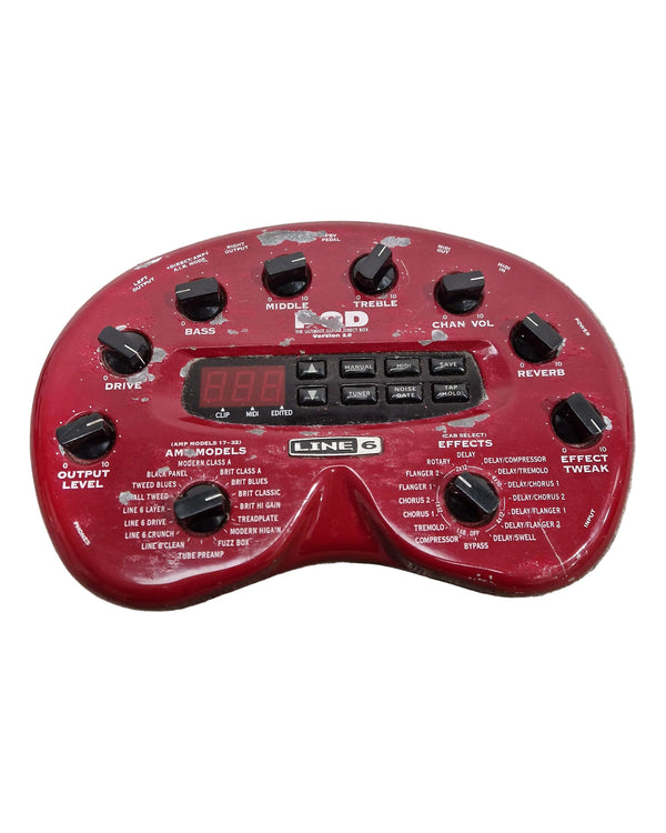 Line 6 POD - Guitar Processor - Red - Fair