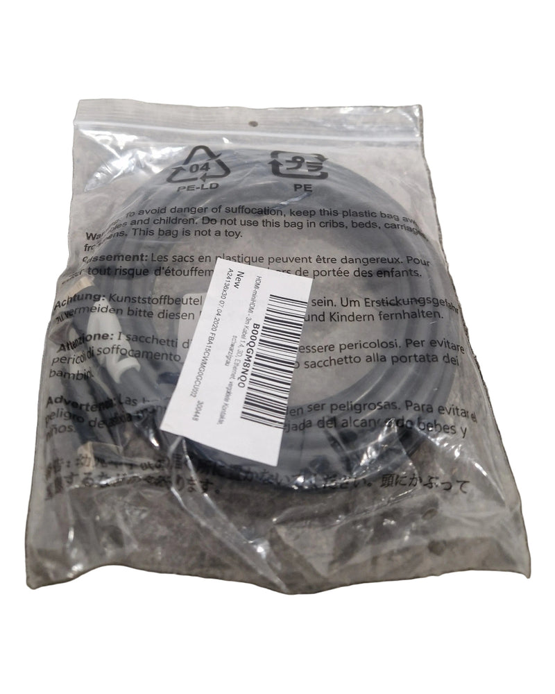 CSL - 8k / 4k HDMI Cable 2.1/2.0 3M - Grey/Black - HDMI Cable - Excellent - image 1