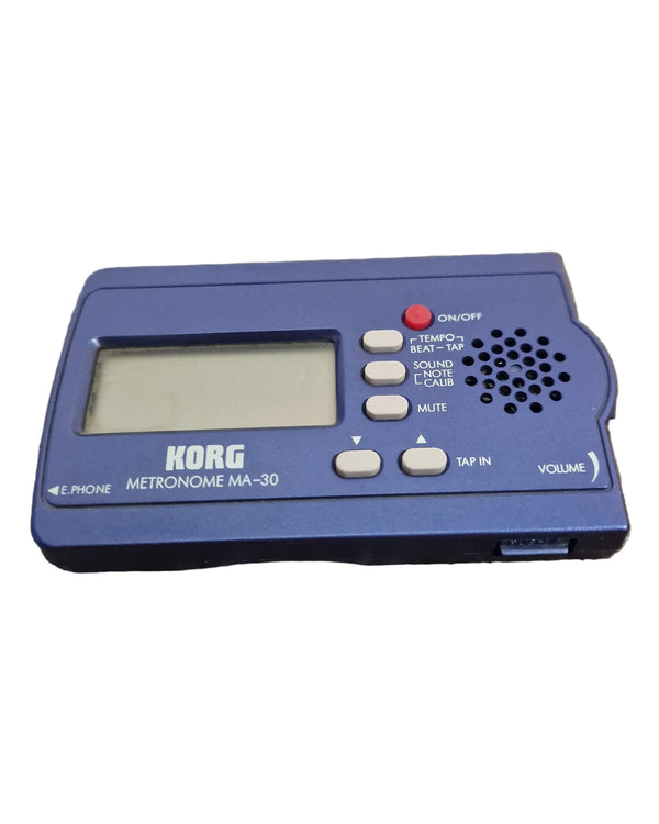 Korg MA-30 - Digital Metronome - Blue - Good