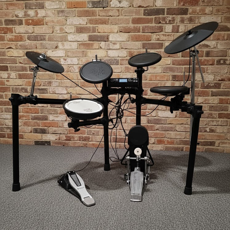 Roland TD-4 Electronic 5 Piece Drumkit - Dynamic Sound Module - Very Good w/ Power Supply - Image 1